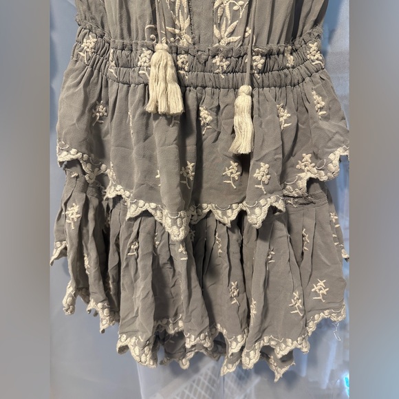 LoveShackFancy Dress Floral Embroidered Dress Small - Picture 3 of 9